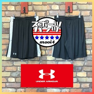 SP1-300★日本未発売★GOODデザイン★【UNDER ARMOUR アンダーアーマー】幾何学 総柄 ハーフパンツ【メンズ M】ランニング ジム ショーツ