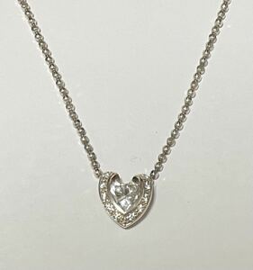  Folli Follie Folli Follie rhinestone necklace silver stamp equipped approximately 9.44g silver accessory used 