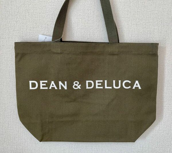 Dean&Deluca ディーン＆デルーカ トートバッグ 人気 ユニセックス ハンドバッグ Mサイズ　大きいサイズ　オリーブ