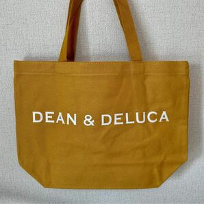 Dean&Deluca ディーン＆デルーカ トートバッグ 人気 ユニセックス ハンドバッグ Mサイズ　大きいサイズ　イエロー