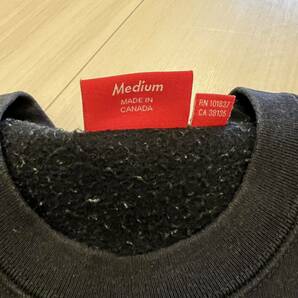 中古 M Supreme Small Box logo Crewneck Black シュプリーム スモールボックスロゴ クルーネック ブラックの画像4