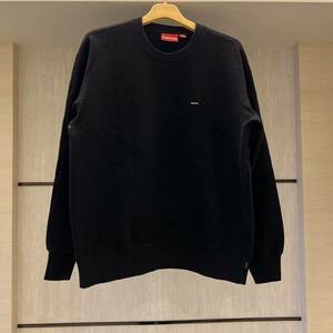 中古 M Supreme Small Box logo Crewneck Black シュプリーム スモールボックスロゴ クルーネック ブラック