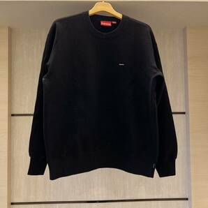 中古 M Supreme Small Box logo Crewneck Black シュプリーム スモールボックスロゴ クルーネック ブラックの画像1