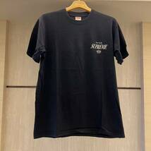 中古 M 2003年 Supreme 4Life BoxLogo Tee Navy Tシャツ シュプリーム ボックスロゴ Tシャツ Navy_画像2