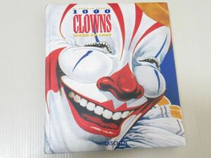 洋書　ピエロの洋書　サーカス 道化師 大道芸 1000 CLOWNS