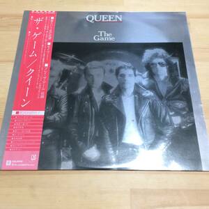 帯付き 国内盤 Queen クイーン / The Game ザ・ゲーム レコード アナログ盤 アルバム LP ブリティッシュ ロック フレディ・マーキュリー