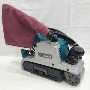 現状品 ｍａｋｉｔａ マキタ ９４０３ １００ｍｍ ベルト サンダ サンダー ＡＣ１００Ｖ ブルー 吸じん機能付 中古品 電動工具/248