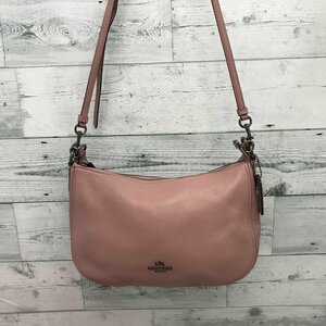 COACH 56819 handbag diagonal .. lady's Coach 2WAY shoulder one shoulder pink bag /208