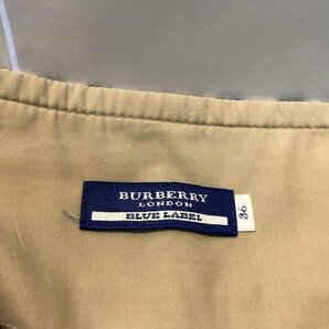 ＢＵＲＢＥＲＲＹ バーバリー チェックスカート ３６ 茶色 三陽商会 ＢＬＵＥ ＬＡＢＥＬ ブルーレーベル ブラウン 洋品婦人服/252の画像4