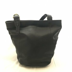 中古 ＣＯＡＣＨ トート バッグ ブラック レディース 鞄 ４０８２ オールドコーチ ハンド レザー 無地 ヴィンテージ 鞄/218