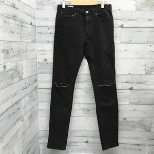 ＲＡＧＳ ＭＣＧＲＥＧＯＲ ラグスマックレガー 日本製 ＢＬＡＣＫ ＤＥＮＩＭ ダメージ デニム ジーンズ ３０ 黒 洋品紳士服/208