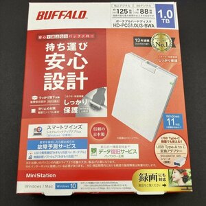 ＢＵＦＦＡＬＯ ＨＤ－ＰＣＧ１．０Ｕ３－ＢＷＡ ポータブルハードディスク バッファロー １ＴＢ 電化製品/241