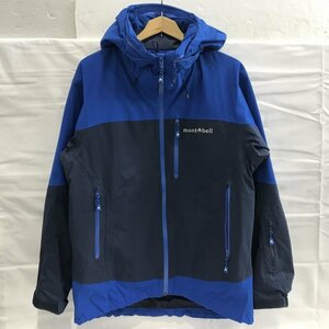 ｍｏｎｔ－ｂｅｌｌ モンベル １１０２４９１ メンズ Ｍ シャルモパーカ マウンテンパーカー ブルー 青 中綿 中古品 洋品紳士服/248