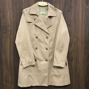 ＣＲＯＣＯＤＩＬＥ クロコダイル ダブルボタン Ｍ シンプル トレンチ コート アウター ベージュ 無地 レディース 洋品婦人服/208