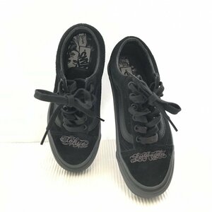 ＮＥＩＧＨＢＯＲＨＯＯＤ Ｘ ＭＩＳＴＥＲ ＣＡＲＴＯＯＮ ＶＡＮＳ スニーカー ２２．５ｃｍ ブラック ＵＫ３．５ 靴/218