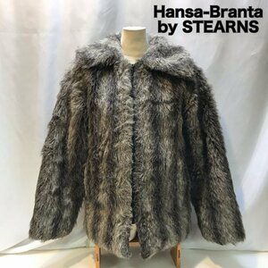 Ｈａｎｓａ－Ｂｒａｎｔａ ｂｙ ＳＴＥＡＲＮＳ ファーコート ハンサブランタ ベージュ グレー レディース アメリカ ボア 洋品婦/252