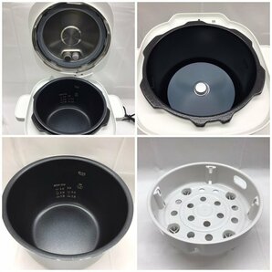 【未使用】 ＩＲＩＳ ＯＨＹＡＭＡ アイリスオーヤマ 電気圧力鍋 ３Ｌ ３合 ＫＰＣ－ＲＥＭＡ３－Ｗ 白 電化製品/246の画像3