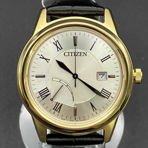 ＣＩＴＩＺＥＮ エコ・ドライブ 腕時計 ソーラー シチズン ＡＷ７００２－１０Ｐ ゴールド レザー ベルト 時計/241