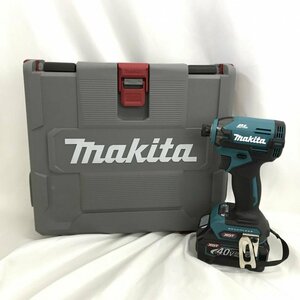 未使用 ｍａｋｉｔａ ＴＤ００３ＧＲＡＸ ４０Ｖ 充電式 青 マキタ インパクトドライバー ２．０Ａｈ バッテリ２個 電動 電動工/225