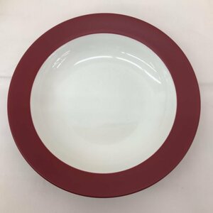 ｎｏｒｉｔａｋｅ ｓｔｏｎｅｗａｒｅ ＣＯＬＯＲＷＡＶＥ 赤 ノリタケ ストーンウェア カレー皿 約２１．５ｃｍ ギフト/255