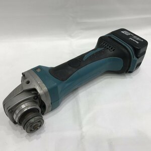 バッテリー１個付属 中古 ｍａｋｉｔａ マキタ ＧＡ４００Ｄ 充電式 ディスクグラインダ １４．４Ｖ ３．０Ａｈ ＤＩＹ 電動工具/248