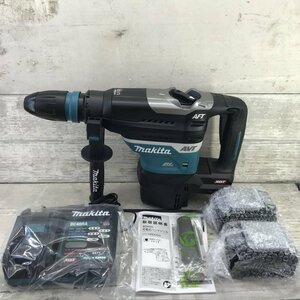 未使用に近い Ｍａｋｉｔａ ４０ｍｍ 充電式ハンマドリル マキタ ＨＲ００５ＧＲＭＸ ４０ＶＭＡＸ バッテリ２個付 電動工具/232