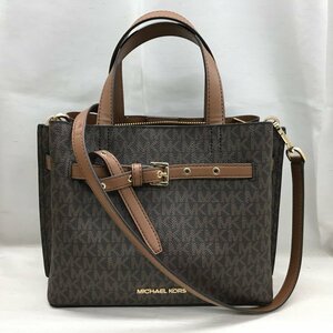 【美品】 ＭＩＣＨＡＥＬＫＯＲＳ マイケルコース ショルダー ハンドバッグ ＥＭＩＬＩＡ ＳＭ ＳＡＴＣＨＥＬ ２ｗａｙ 鞄/246