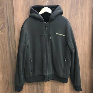 ＡＲＭＡＮＩ ＥＸＣＨＡＮＧＥ エンポリオアルマーニ フルジップフード付きパーカー ｓｉｚｅ１８０ ブラック 洋品紳士服/266