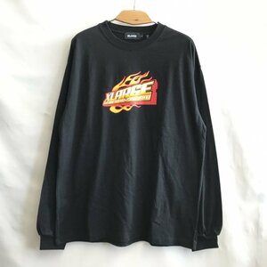 中古 ｘｌａｒｇｅ エクストララージ ロンＴ 長袖 カットソー Ｔシャツ ロゴ Ｌ 洋品紳士服/218