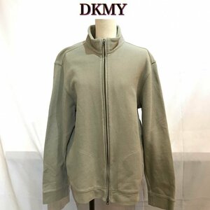 ＤＫＮＹ ジップアップ 綿 コットン ポケット ディーケーエヌワイ サイズＸＬ パーカー ベージュ 洋品紳士服/269