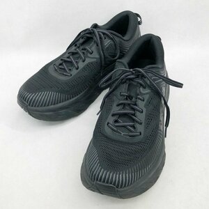 ＨＯＫＡ ＯＮＥ ＯＮＥ ＢＯＮＤＩ７ １１１０５１８ ホカオネオネ スニーカー メッシュ ローカット 黒 ２９ｃｍ 靴/219