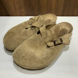 ＢＩＲＫＥＮＳＴＯＣＫ サンダル ファッション メンズ 靴 ビルケンシュトック ヌバック カーキ サイズ４０ 中古品 靴/247