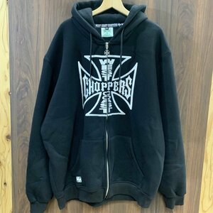 ＷＥＳＴ ＣＯＡＳＴ ＣＨＯＰＰＥＲＳ 古着 ＢＬＡＣＫ ウエストコーストチョッパーズ パーカー 黒 ＵＳＥＤ メンズ 洋品紳士服/247