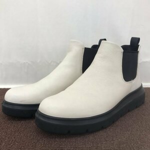 ｅｃｃｏ チェルシー ブーツ ３８ ＬＩＭＥＳＴＯＮＥ エコー ２４．０ｃｍ ヌーベル 本革 撥水加工 靴/255