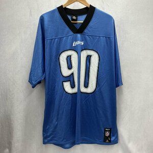 Ｒｅｅｂｏｋ ＮＦＬ ゲームシャツ デトロイト ライオンズ リーボック ＤＥＴＲＯＩＴ ＬＩＯＮＳ メッシュ Ｖネック 洋品紳士服/241