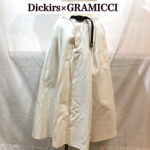 Ｄｉｃｋｉｅｓ×ＧＲＡＭＩＣＣＩ ボリューム ロングスカート ディッキーズ グラミチ コラボ スカート 白 サイズＳ 洋品婦人服/269