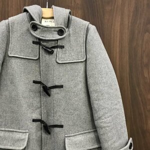 ＲＡＹ ＢＥＡＭＳ レイ ビームス ６３ １９ ０１３０ ダッフル コート アウター グレー レディース ポケット 洋品婦人服/208