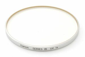 #2434◆送料無料◆Canon キャノン SERIES IX シリーズ9 UV 1x 銀枠フィルター