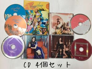 送料込み　TWICE　CD　4個セット　☆Happy Happy☆　＆　☆＆TWICE☆　＆　☆Hare Hare☆　＆　MISAMO　☆Masterpiece☆　サナ　K-POP