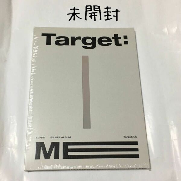 送料込み　未開封　EVNNE　イブン　CD　1ST MINI ALBUM　☆Target : ME☆　6曲　デビューアルバム　V ver.　K-POP