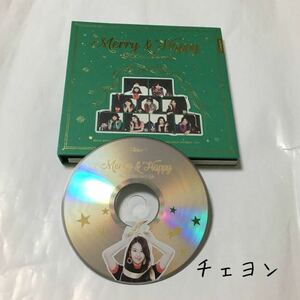 送料込み　TWICE　CD　ディスク　チェヨン　1集リパケ　THE 1ST ALBUM REPACKAGE　☆Merry & Happy☆　15曲　韓国盤　CHAEYOUNG　K-POP