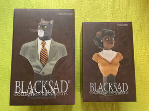 【未開封】 ブラック・サッド 限定 コレクション ミニ・バスト 2点セット バンドデシネ BLACKSAD スタチュー