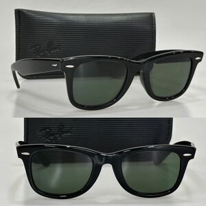 80's Vintage B&LRay-Ban WAYFARER 5022 ウェイファーラー G-15 芯無し★レイバン ビンテージ 廃番品 ボシュロム USA 