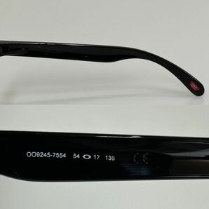 OAKLEY OO9245-7554 FROGSKINS オークリー フロッグスキン サングラス prizm grey POLISHED BLACK アジアンフィットの画像3