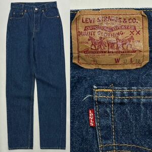 良品!!90's USA Levi's 701-0199 701 レディース ハイウエスト デニム パンツ W27 L32 vintage ジーンズ 