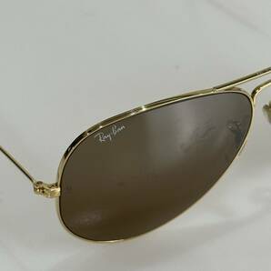 B&L Ray-Ban メタル2 62㎜ B-15TGM ミラー ブラウン ビンテージ ボシュロム ティアドロップ USA 廃盤品 レイバンの画像3