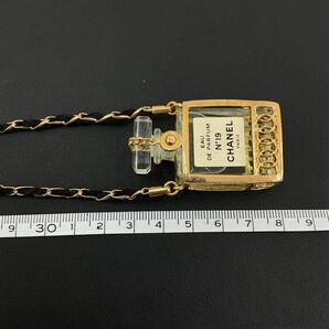 465 CHANEL シャネル N°19 香水瓶 香水ボトル チェーンネックレス ペンダント アクセサリー レディースの画像8