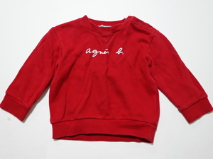 *agnes b. Agnes B sweatshirt sweat 2ans 90cm *0406*