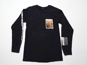 ●STUSSY ステューシー 長袖 Tシャツ S 黒 ロンT ●0411●