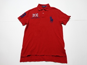 ●POLO RALPH LAUREN ポロ ラルフローレン 半袖ポロシャツ S ビックポロ ビックポニー●0430●